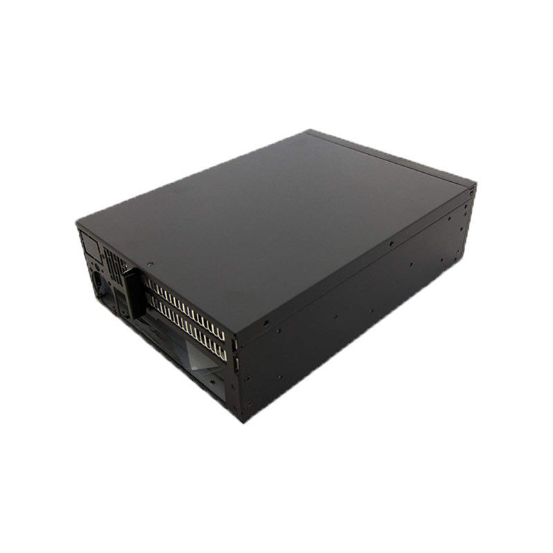6U Rackmount Server Chassis Design سیاه الکترونیک صنعتی 19 اینچ 3U کیس کامپیوتر پی سی