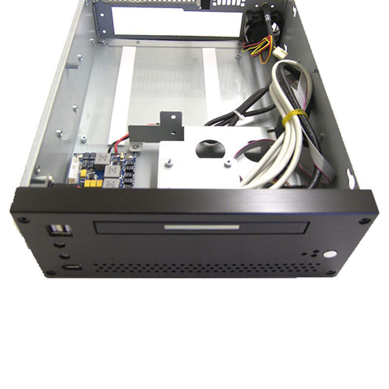 6U Rackmount Server Chassis Design سیاه الکترونیک صنعتی 19 اینچ 3U کیس کامپیوتر پی سی