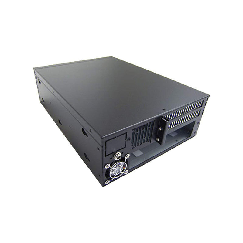 6U Rackmount Server Chassis Design سیاه الکترونیک صنعتی 19 اینچ 3U کیس کامپیوتر پی سی