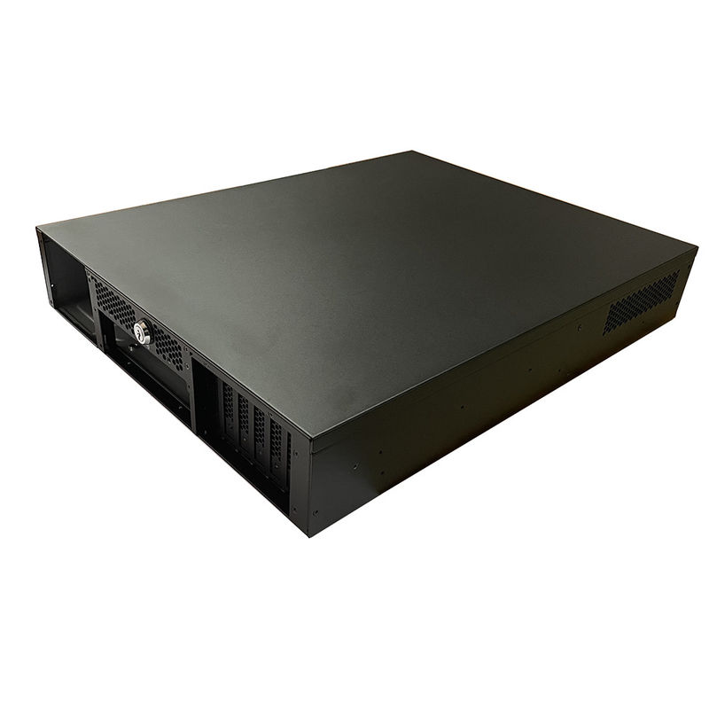 12 خلیج 16 خلیج Rackmount Gpu سرور سفارشی شاسی پودر سیاه اسپری شویی سوئیچ